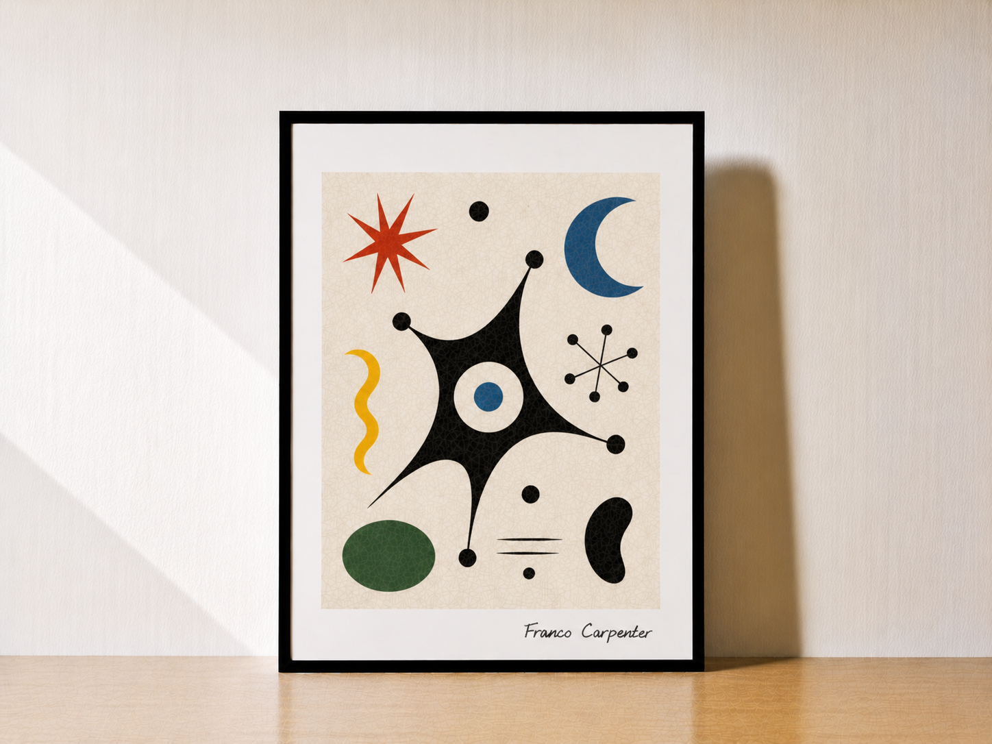 Abstract art in natural light