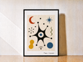Abstract shapes on a minimalist desk