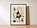 Minimalist abstract art in natural light