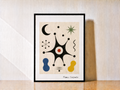 Minimalist abstract art in soft light