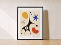 Minimalist abstract art on display